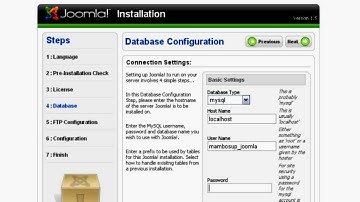 Joomla 1.5 Manual Installation
