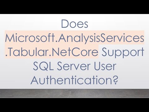 Does Microsoft.AnalysisServices.Tabular.NetCore Support