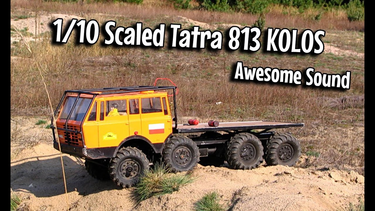 Tatra 813 Rims 1/10 Scaled Tatra 813 - The sound of cog wheels! - YouTube