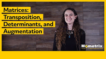 Matrix 2 Transposition, Determinants and augmentation