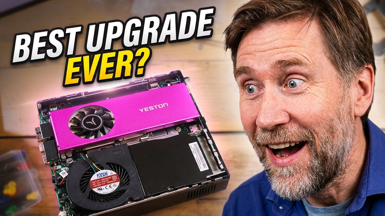 Lenovo m720q Tiny PC + RTX 3050 - Is It Worth Upgrading? - YouTube