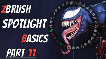 ZBrush Beginner Tutorial Spotlight Basics Part 11 - Urdu/Hindi
