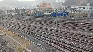 디젤기관차 7477호 견인 무궁화호 #1941 종착열차(남도해양관광열차 S-Train 전용기)