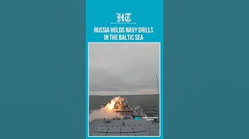 Russian Navy Conducts Air Defence Drills In The Baltic Sea | Russia Ukraine War | Putin #shorts