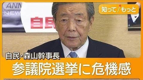 自民と立憲の「大連立構想」が浮上　参院選前に早くも政界再編模索の動き【知ってもっと】【グッド！モーニング】(2025年6月27日)