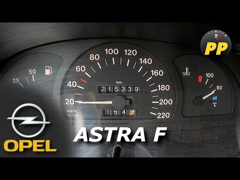 OPEL ASTRA F - ACCELERATION 0-100 Km/h (sedan 1.4i 8v 60HP) 0-60mph