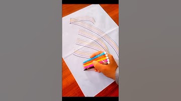 6 Marker Divine Flow | Allah Name Calligraphy | Satisfying Art Shorts