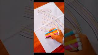 6 Marker Divine Flow Allah Name Calligraphy Satisfying Art Shorts