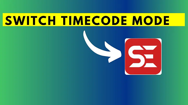 How to Switch or Change the Time Code Mode in Subtitle Edit From Milliseconds to Frames