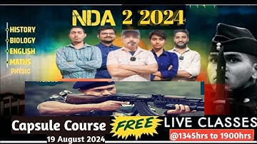 MISSION KHADAKWSALA  NDA CAPSULE COURSE DAY 02 INTEGRATION CLASS