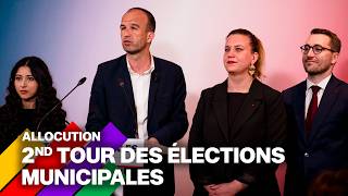 Allocution sur les résultats du second tour des élections municipales 2026