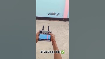 DJI Air 3s Obstacle Sensor Working Test | Drone Safety Check 😎 | #shorts