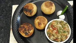 Litti Chokha | Bihar Ki Traditional litti chokha recipe | Gas stove me banaye litti chokha