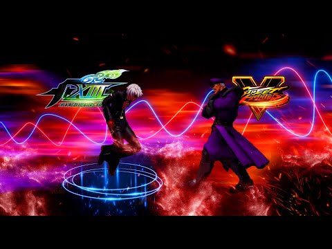 K VS M.Bison - An Intense MUGEN Battle To Death [The King Of Fighters XIII VS Street Fighter V]