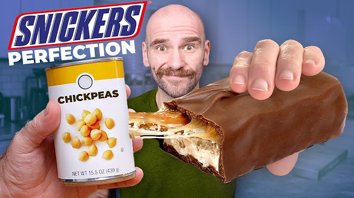 One can of Chickpeas WILL Change how YOU Think about Snickers