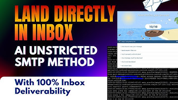 100% Inbox SMTP Latest Method without Restrictions (All Domain Inbox)