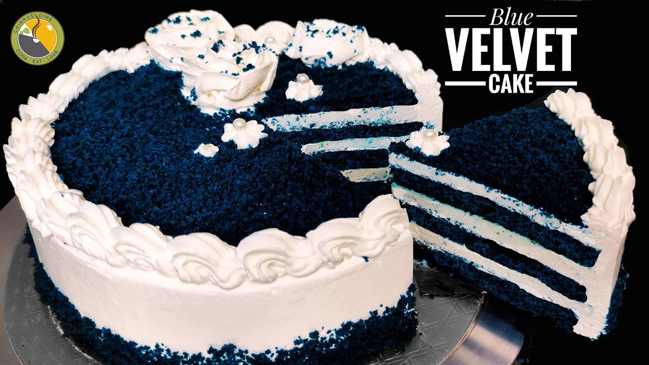 Blue Velvet Cake | 😋അപാര Taste ആ ട്ടോ |Blue Velvet Cake Recipe Malayalam|  Chikkus Dine| Ep.#285 - Youtube