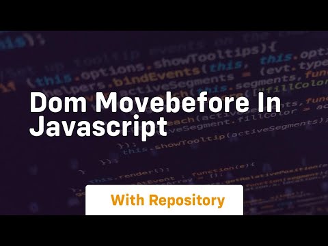 dom movebefore in