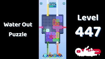 Water Out Puzzle Level 447 Walkthrough 💧 | Step-by-Step Solution | SolutionGuruji