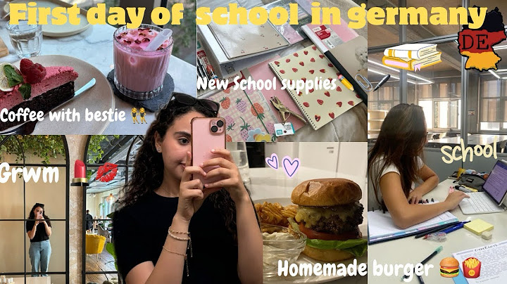 My First Day Back at School in 🇩🇪📚 دوزو معايا نهار الرجوع المدرسي في ألمانيا🌸🎀Coffee Date🧋+Cooking 🍓