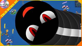 🐍WORMSZONE.IO | GIANT SLITHER SNAKE TOP 01 / Epic Worms Zone Best Gameplay! | Trần Hùng 83 screenshot 4