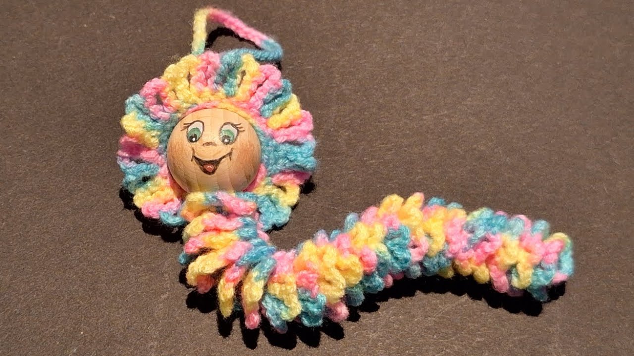 Sorgenwürmchen Häkeln ( cotton candy )