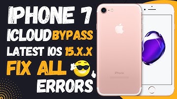 iphone 7 Icloud Bypass on latest (IOS 15.x.x) || iphone 7 icloud bypass and Fix All Type off Error