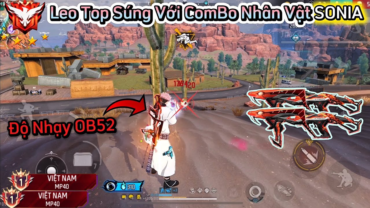 [Free Fire] CULÌ Test Combo Hot Trên TopTop “Sonia + Vô Lượng Không Xứ” Để Leo Rank Và Cái Kết !
