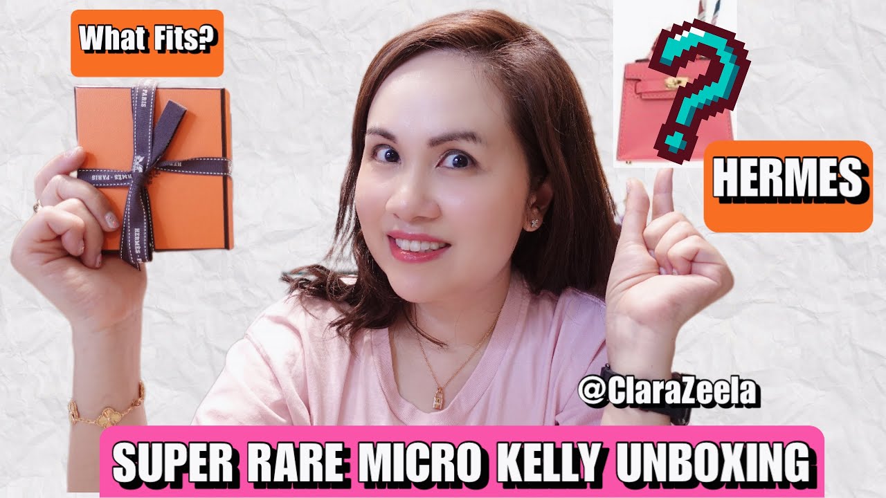 Hermès Micro Kelly Bag Charm Unboxing 