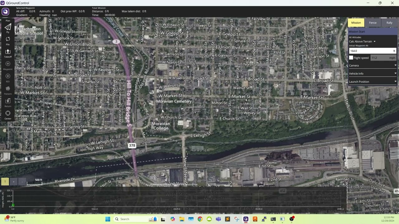 UAS Flight Generator - Security Route Random