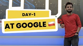 DAY ONE AT GOOGLE WARSAW | DRONE SHOTS | OFFICE TOUR