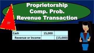 Proprietor Comp Prob Revenue for Cash - Journal Entry to Record Cash Received for Work Done