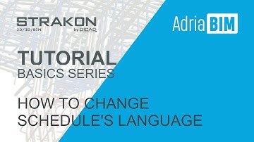 STRAKON Tutorial - Basics:  How to change Schedule