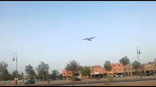 atterrissage avion Royal air Maroc atr 72-600 a Ouarzazate CN-COE