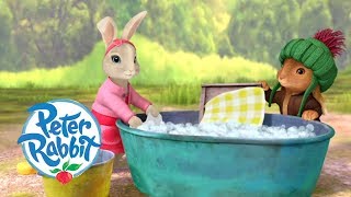 Peter Rabbit - Helping Out with the Washing  | Cartoons for Kids