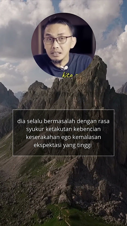 Masalah itu Berasal dari Diri Kita | Motivasi | Abdi Suardin
