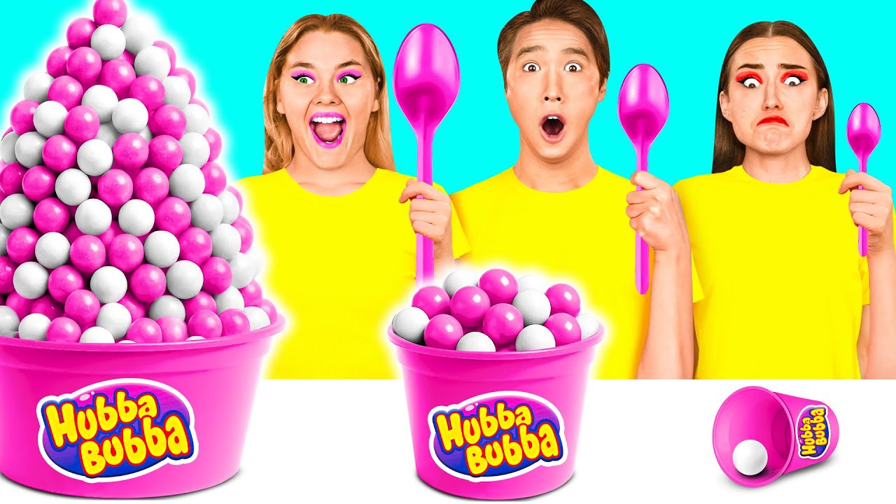 Big, Medium and Small Plate Challenge | Funny Moments