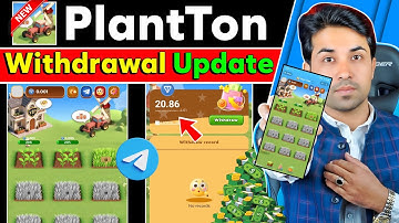 PlantTON Telegram Bot Withdrawal Real or Fake | New Legit Earning App 2025 Review #PlantTON