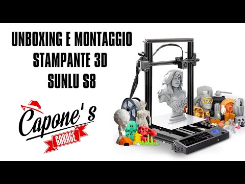 Unboxing e montaggio stampante 3D SUNLU S8