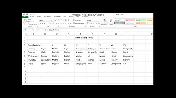 Class 6 - Ch 6 – Editing Data in Microsoft Excel 2013 - Lab Activity