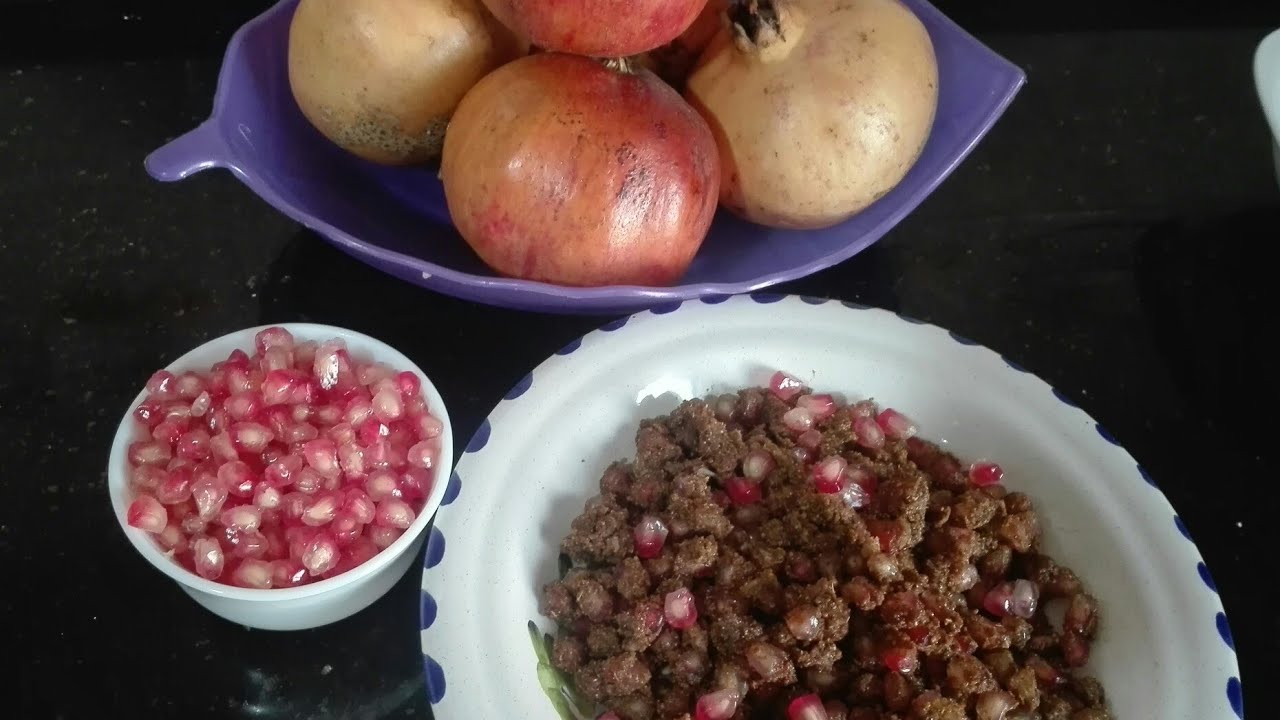 طريقة تحظير الرمان بالزميط (طريقة زمنية وكلها منافع)🍈🍈🍈