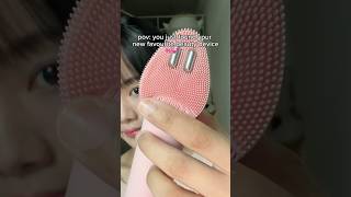 Cleansing device + Booster Pro mini in one?! 🎀🫧✨ #beautydevice