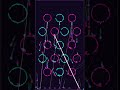 Marble Grid - Pink & Cyan Flow #animation #marblesrace #blender #shorts #youtubeshorts
