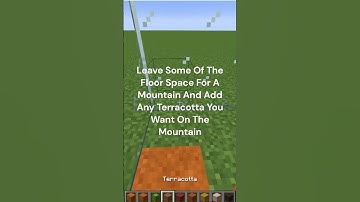 How To Make A Mini Mesa Biome #shorts #minecraft #minibiome