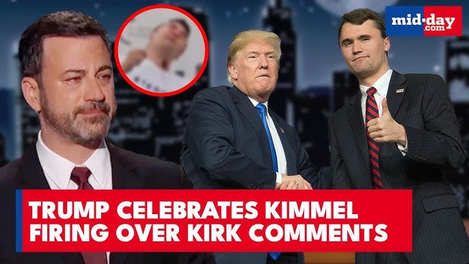 Jimmy Kimmel Live! SUSPENDED, Controversy EXPLAINED - What's The Charlie  Kirk Connect? - YouTube