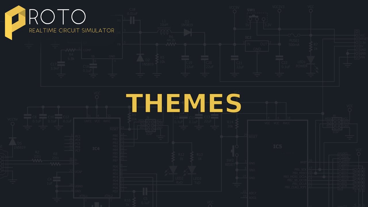 PROTO - circuit simulator | THEMES | DE - YouTube