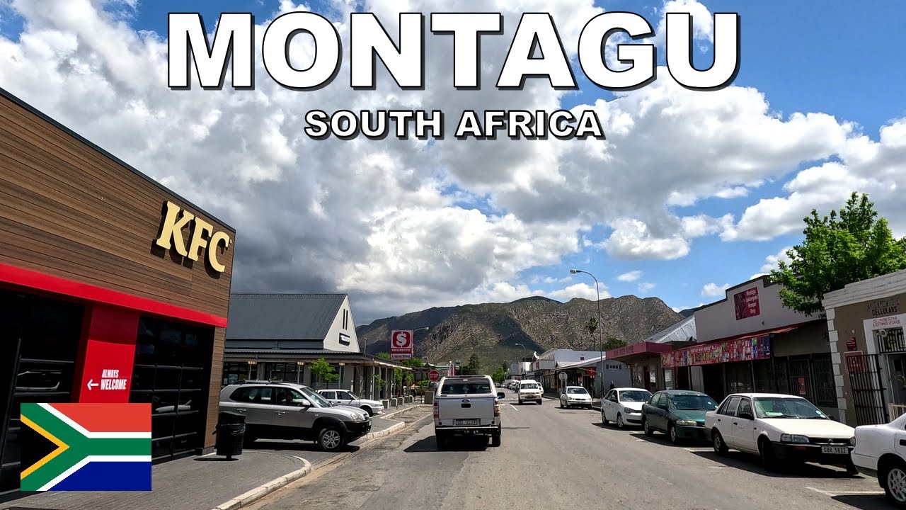 DRIVING around MONTAGU in SOUTH AFRICA * 4K (60fps)