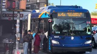 MTA bus action Bx4,Bx4A,Bx5,Bx11,BxM6,Bx36,Bx39 bus action at Soundview and Parkchester.