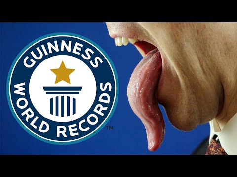 What can you do with the world's longest tongue? - Guinness World Records