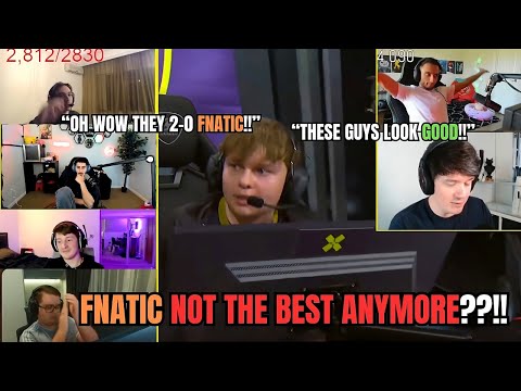 VALORANT Pros and Streamers react to Team heretics defeating Fnatic